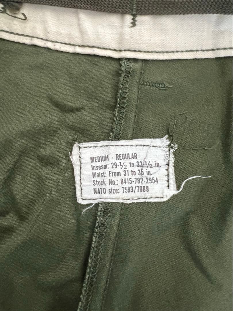 military 米軍　M65パンツ