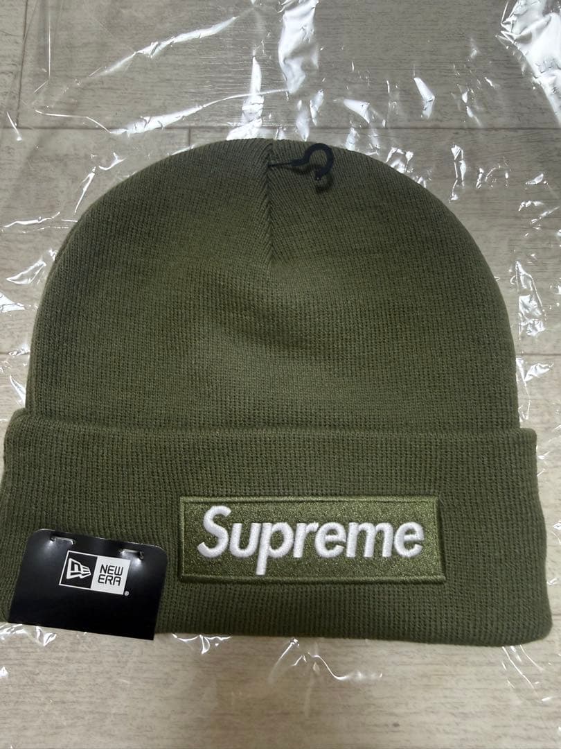 Supreme × NewEra Boxlogo ビーニー