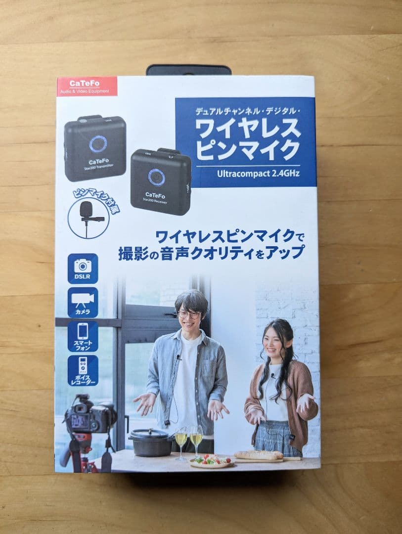 CaTeFo ワイヤレスピンマイク Star 200 T1