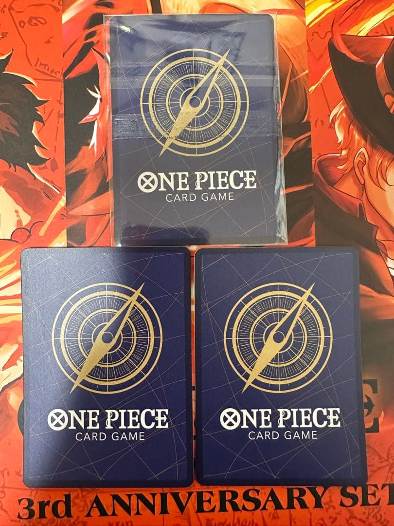 3rd Anniversary One Pieceカード サボ　3枚セット