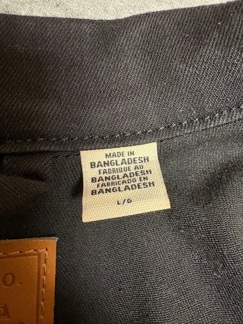 美品 Levi's PREMIUM ブラック デニム ジャケット L xpv