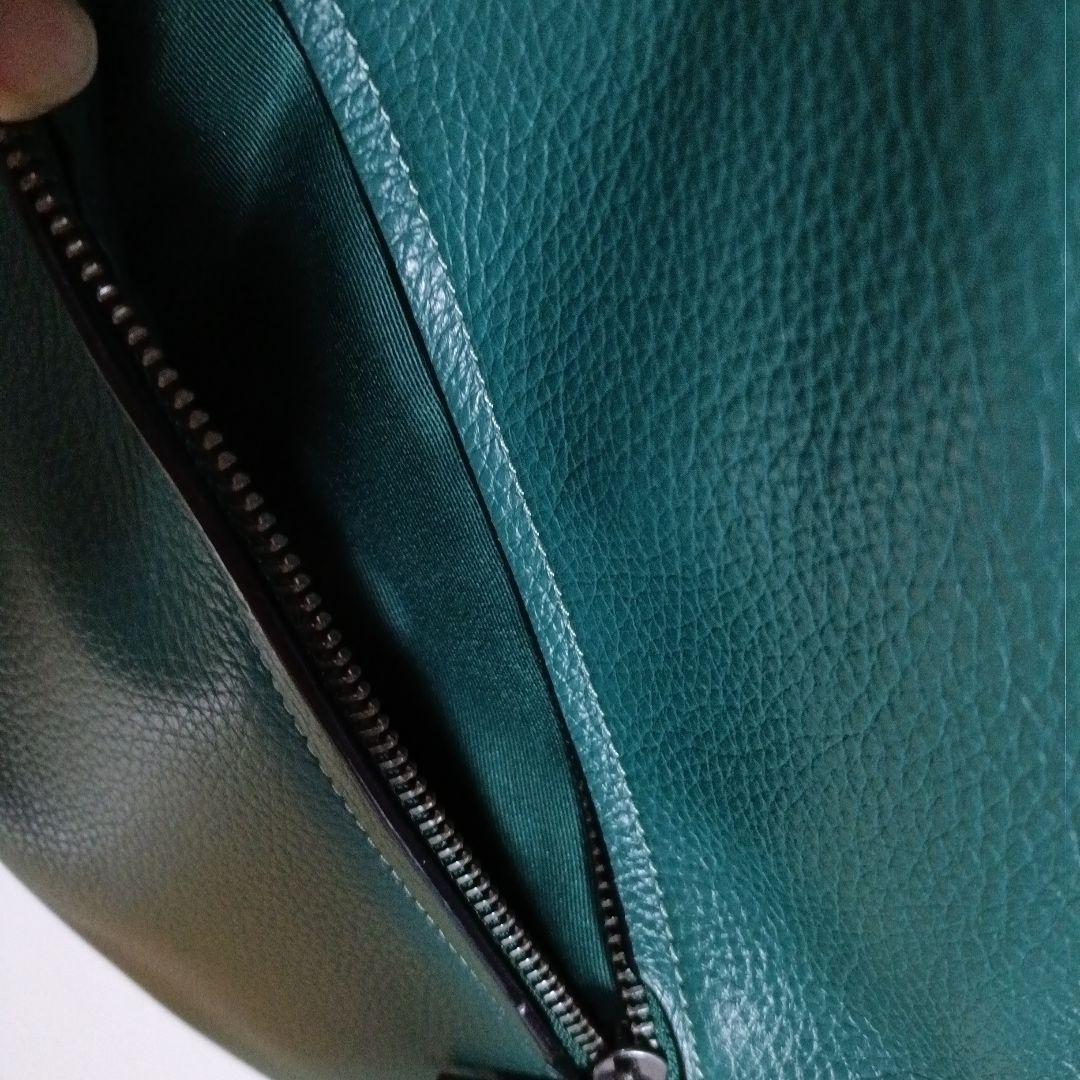 COACH 2Way ショルダーバッグ グリーン系