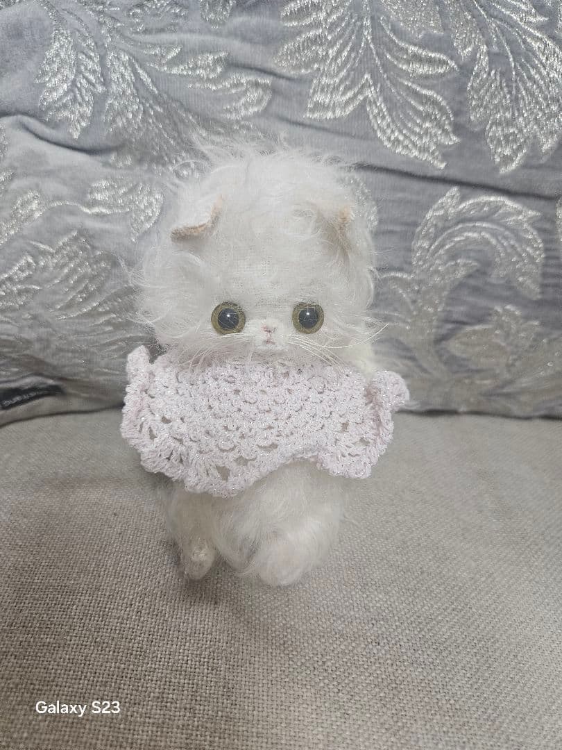 Kamo ホワイトファー 猫