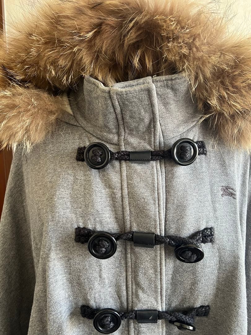 BURBERRY BLUE LABEL グレー ポンチョ 38