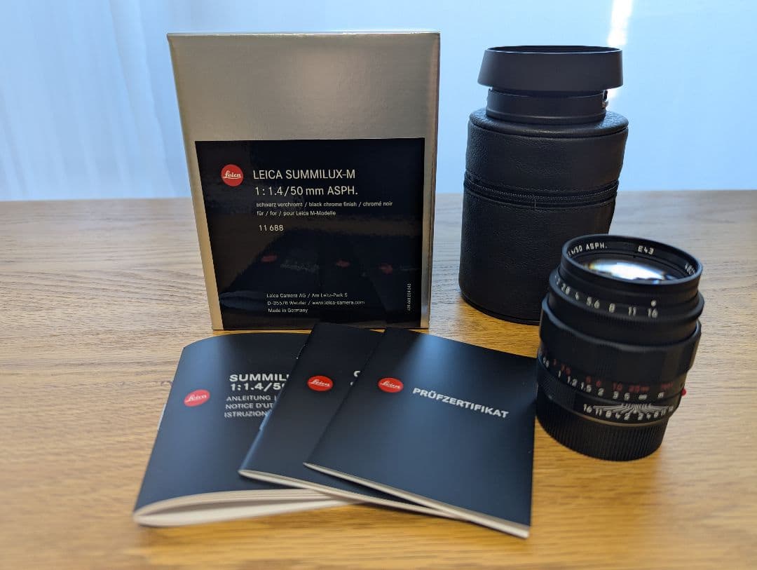 【未使用】LEICA SUMMILUX 50mm Black chrome