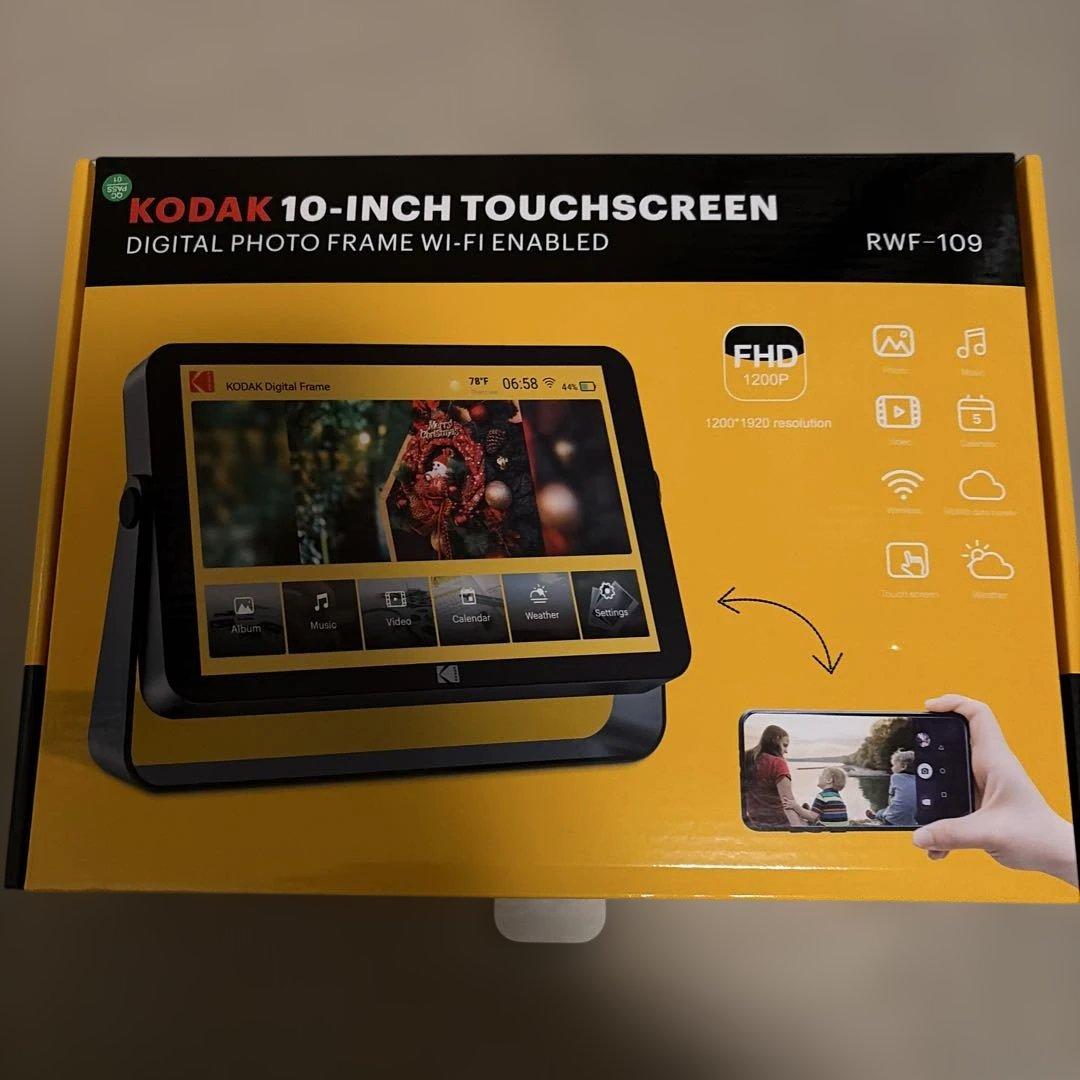 KODAK RWF-109 デジタルフォトフレーム 10インチ　SDカード付