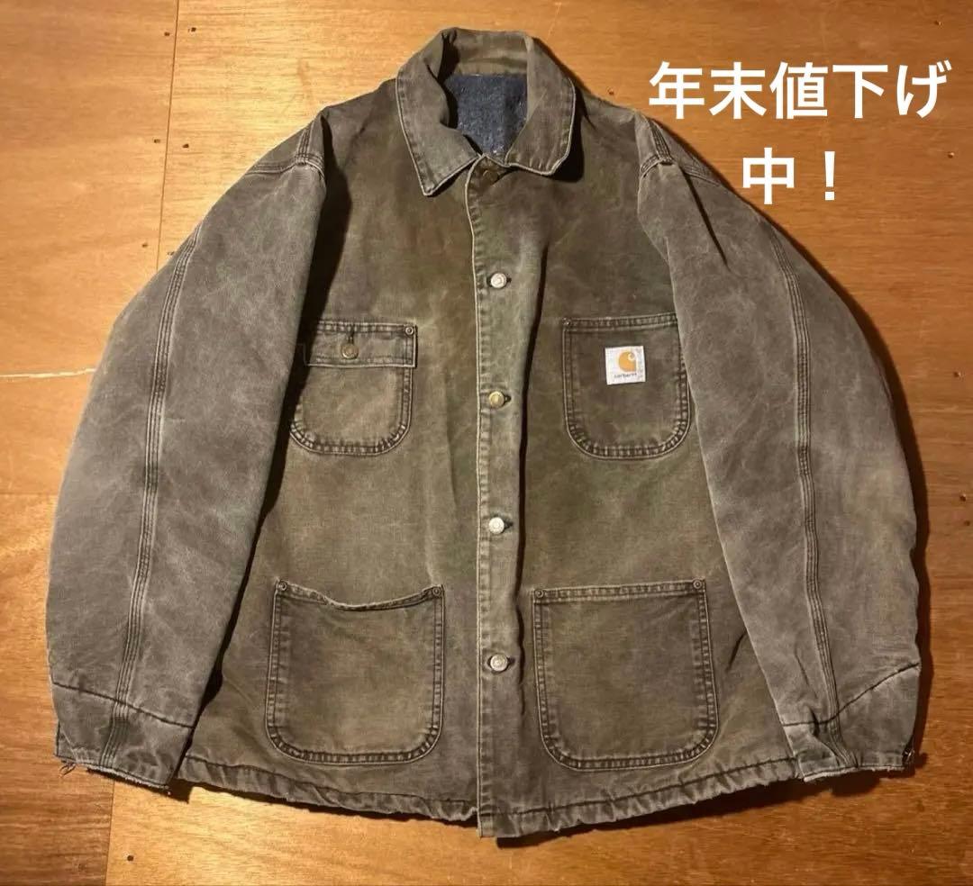 Carhartt カーハート希少 星タグ CHT ミシガンチョアコート 90s