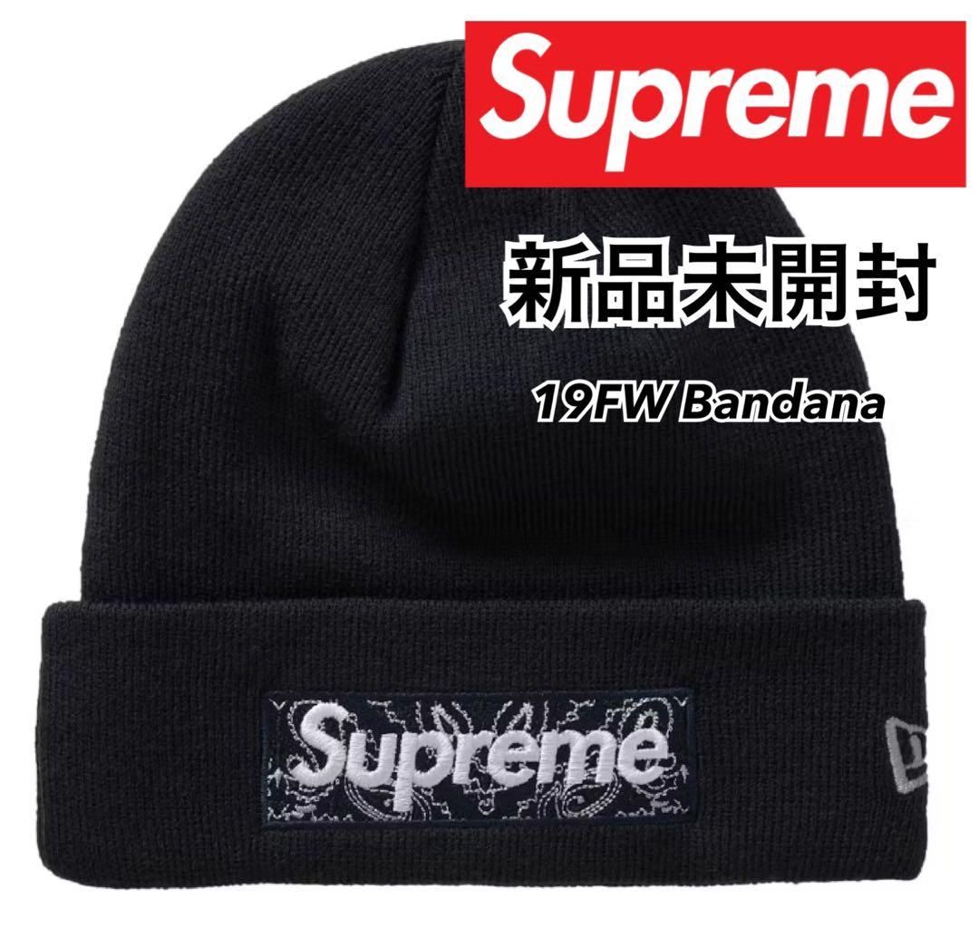 帽子 Supreme Bandana Box Logo Beanie Black