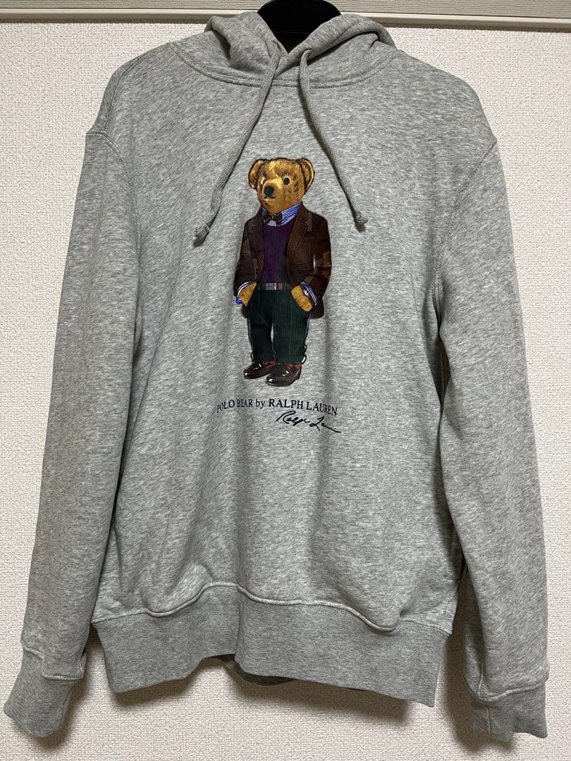 Ralph Lauren Polo Bear パーカー グレー　くま　熊　裏起毛