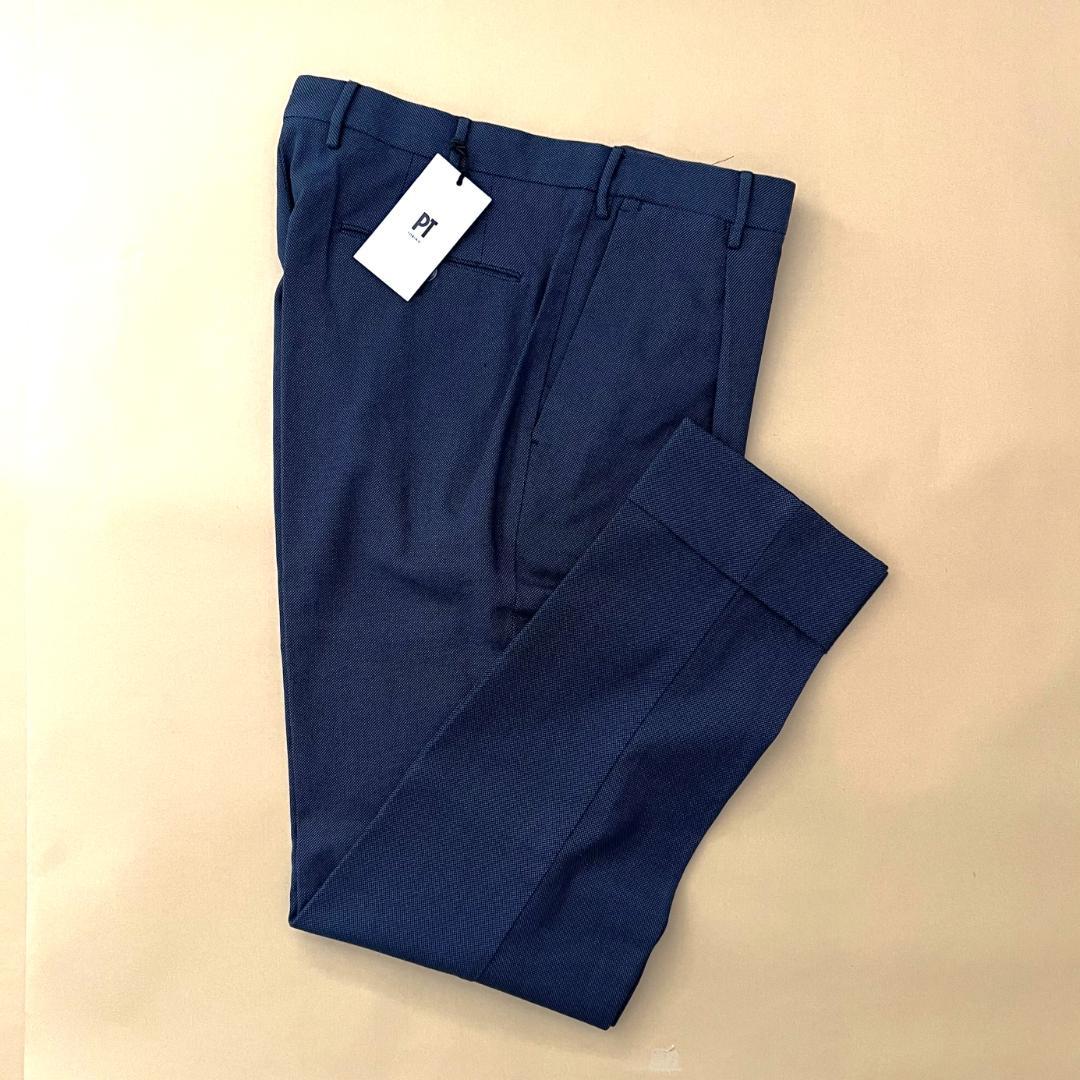 新品PT TORINO 48 上質シルエットスラックス　定価4～５万円