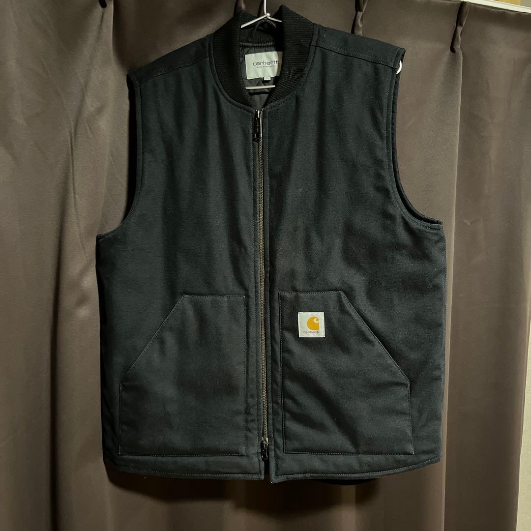 Carhartt 黒 ベスト Lサイズ