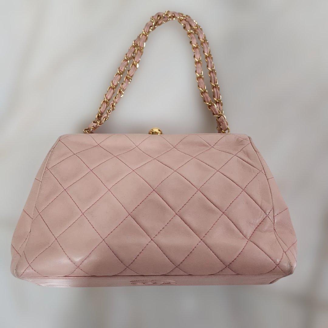 専用です。CHANEL ピンク キルティング ハンドバッグ