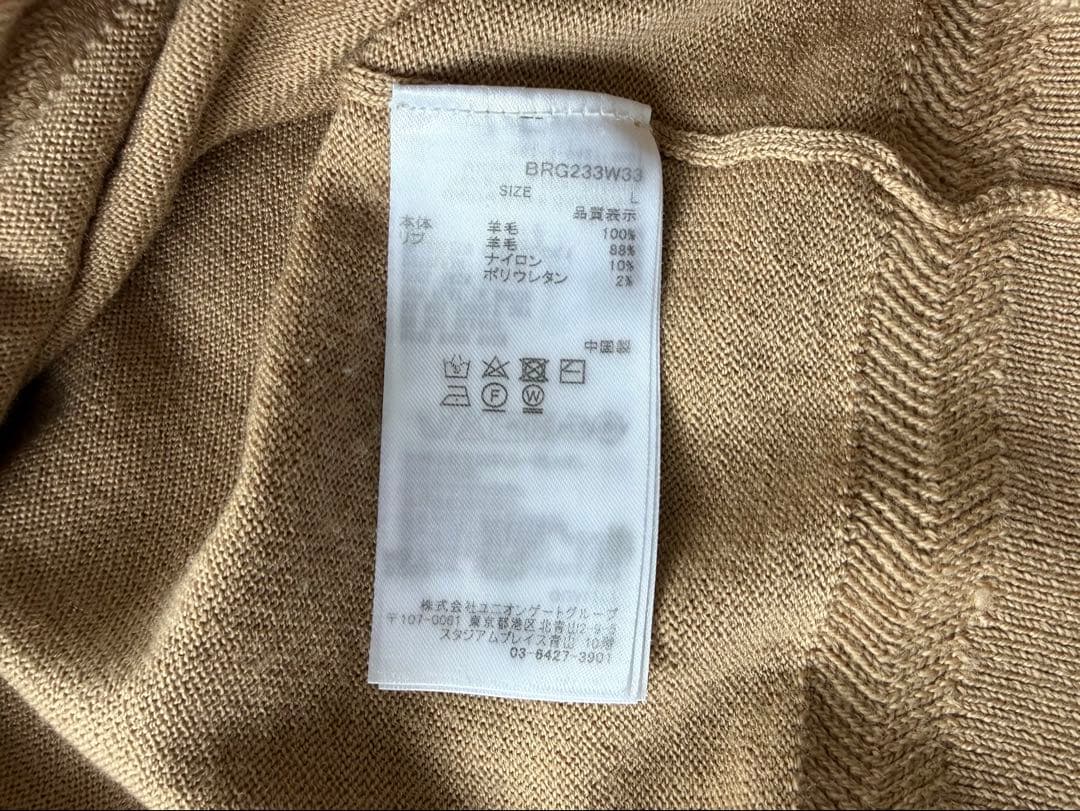 BRIEFING ブリーフィング レディースニット 薄手 Lサイズ