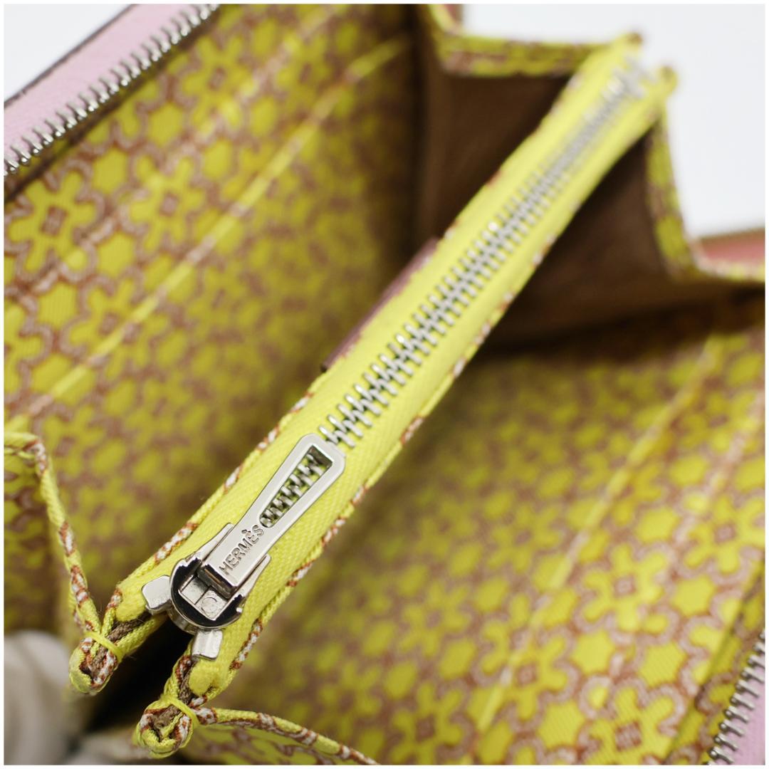 エルメス アザップ コンパクト シルクイン ヴォーエプソン ピンク系 Z刻印