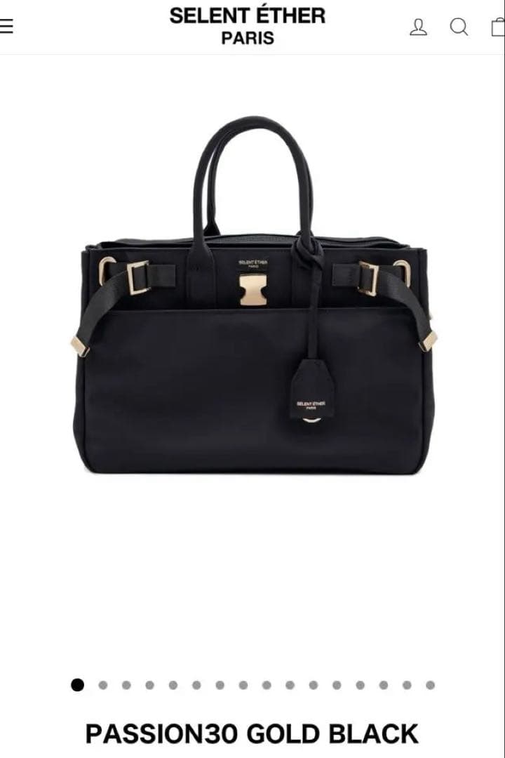 バッグ SELENT ETHER PASSION30 GOLD BLACK