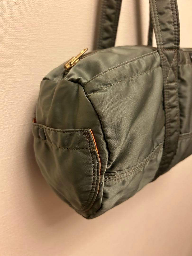 希少　POTER TANKER ミニボストンバッグ　オリーブ