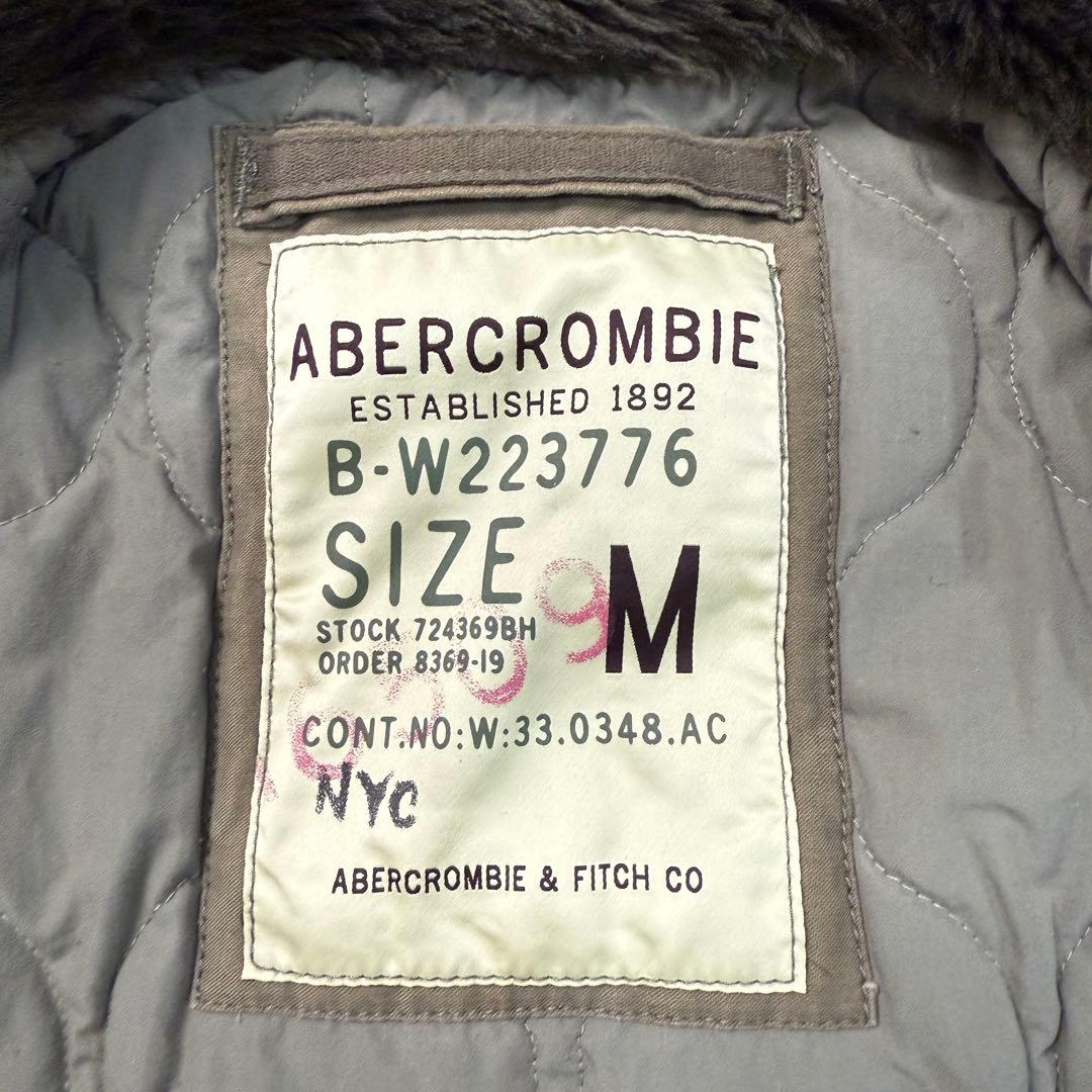 美品■アバクロ【M】ミリタリージャケット N-1デッキ アメカジ ブルゾン 人気