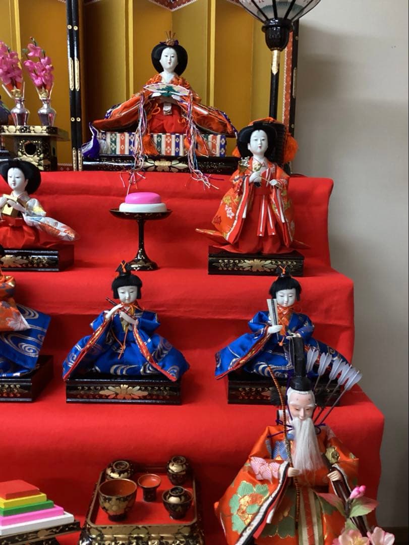 雛人形　七段飾り　熊野　寿繁作　105巾