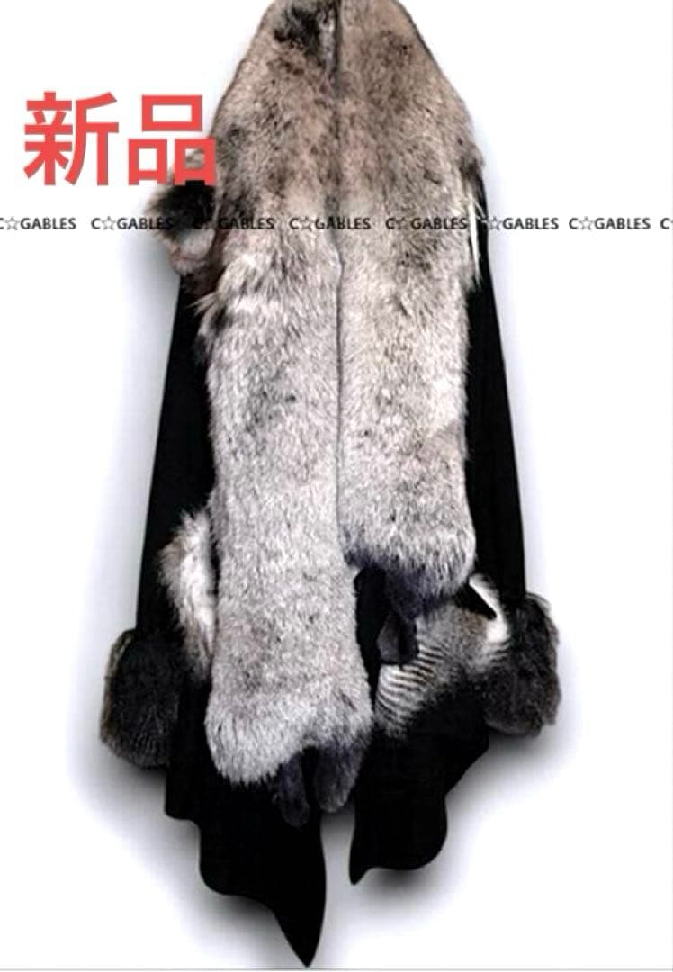 ★新品★激レア★IFSIXWASNINE アシンメトリーフォックスファー コート