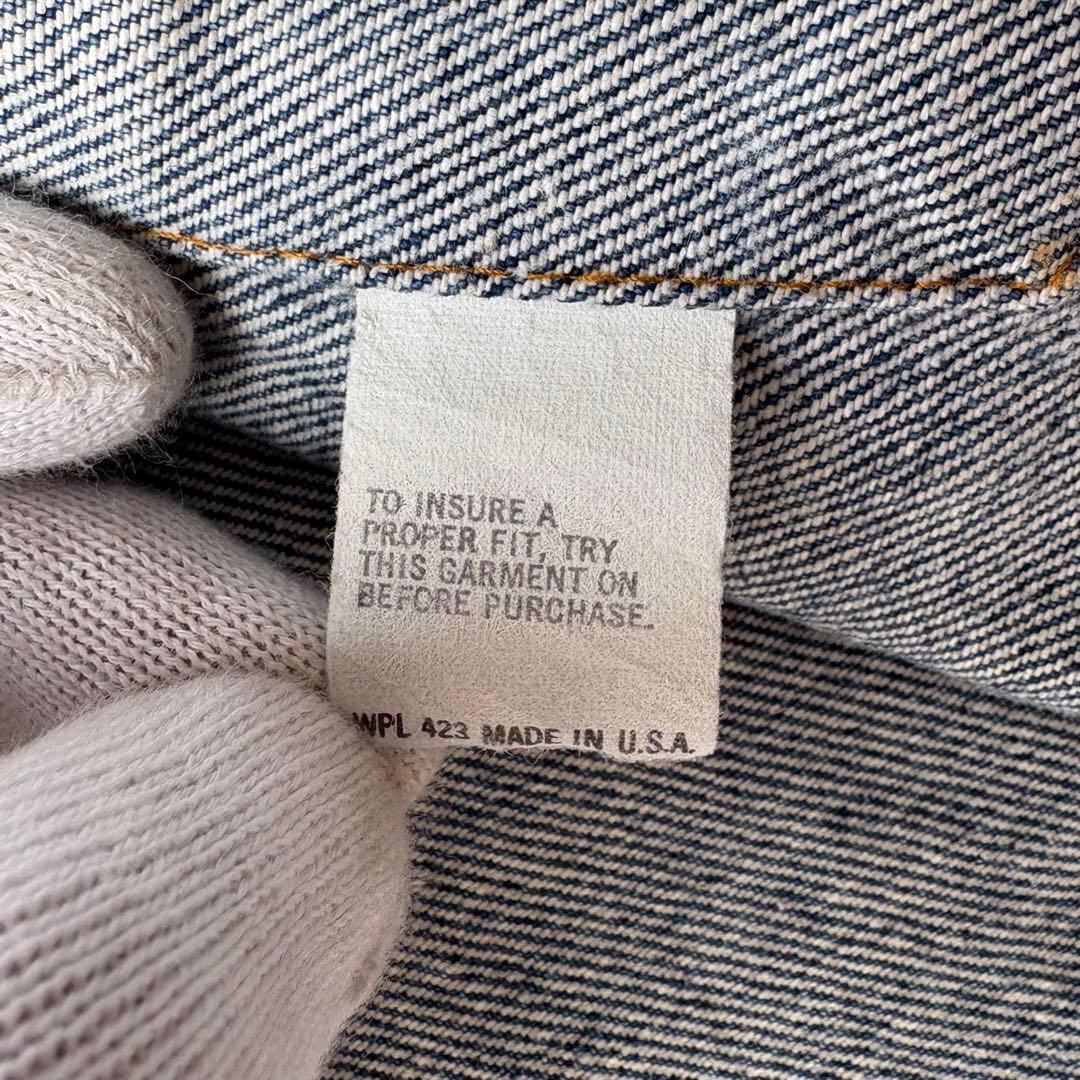 ビッグサイズ LEVIS リーバイス 米国製 70506 デニムジャケット 48