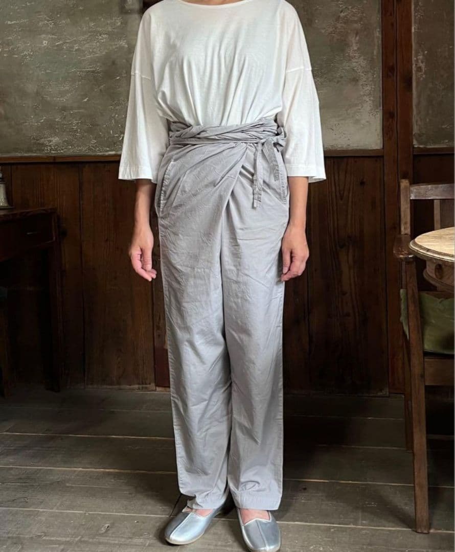 cosmic wonder コズミックワンダー ラップパンツ ライトグレー