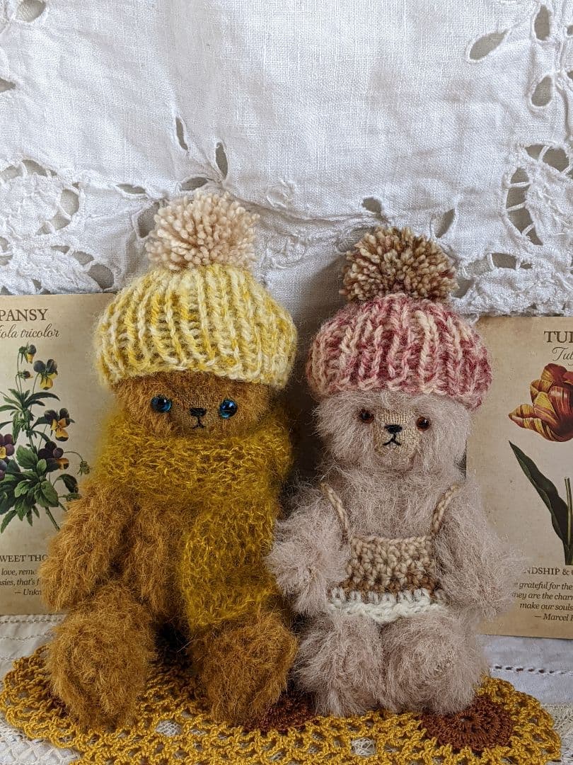 【t】小さいテディベア　14cm