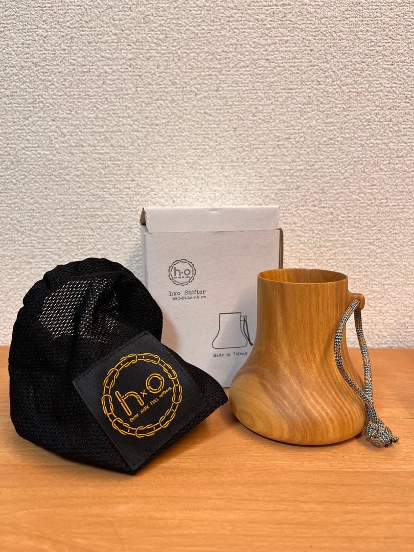 【新品未使用】hxo design hxo Wood Snifter Cup