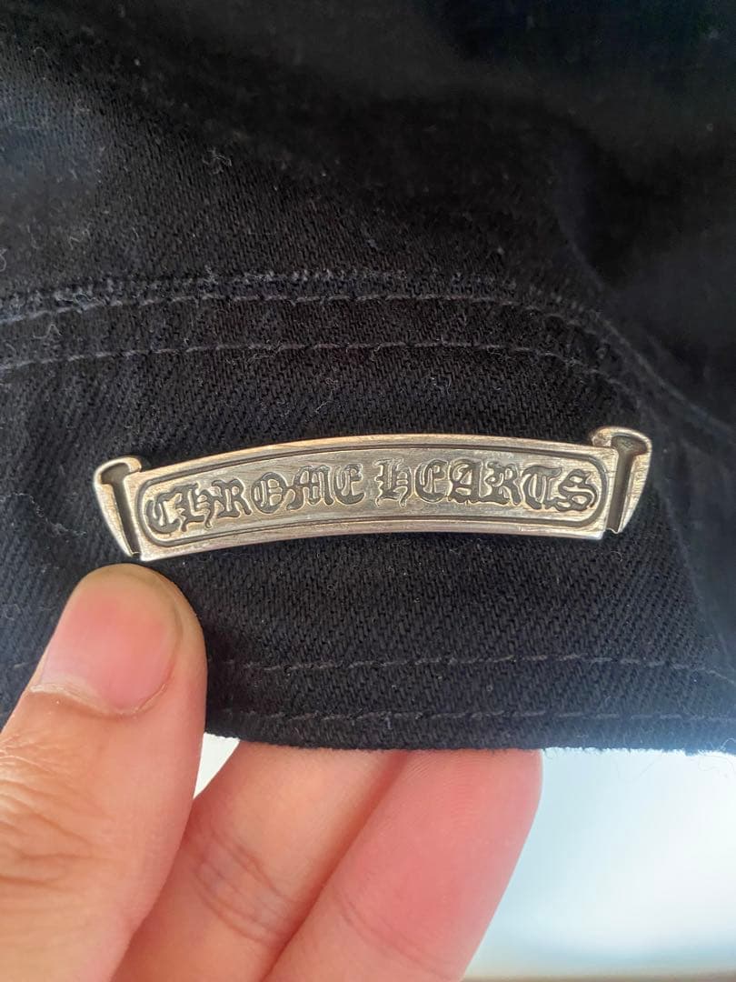 クロムハーツブラックデニムジャケット ローリング・ストーンズ