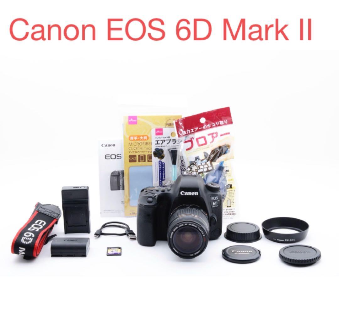 一眼レフカメラCanon EOS 6D Mark II 標準レンズセット