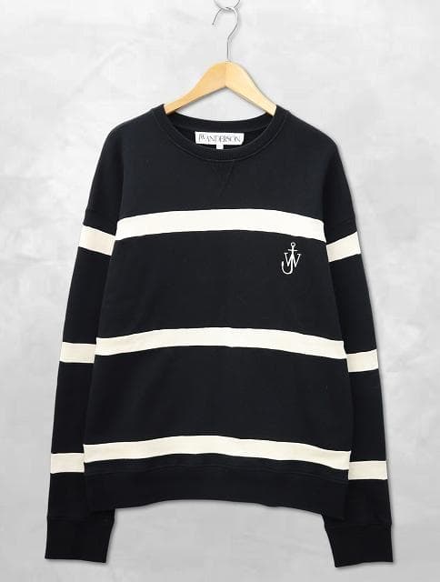 J.W.ANDERSON クルーネック ロゴ刺繍 スウェット トレーナー XL