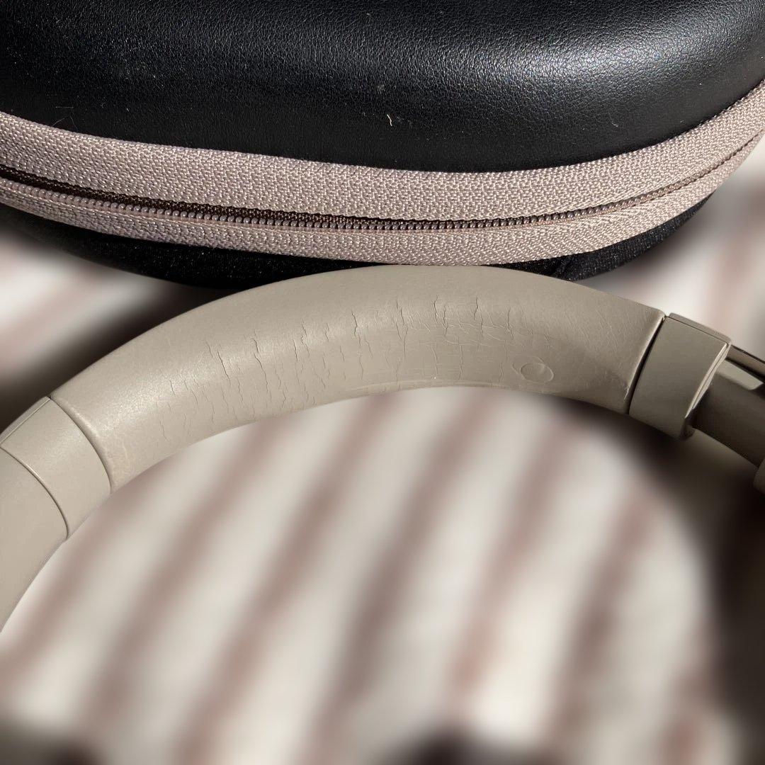 SONY ワイヤレスヘッドホン ベージュ