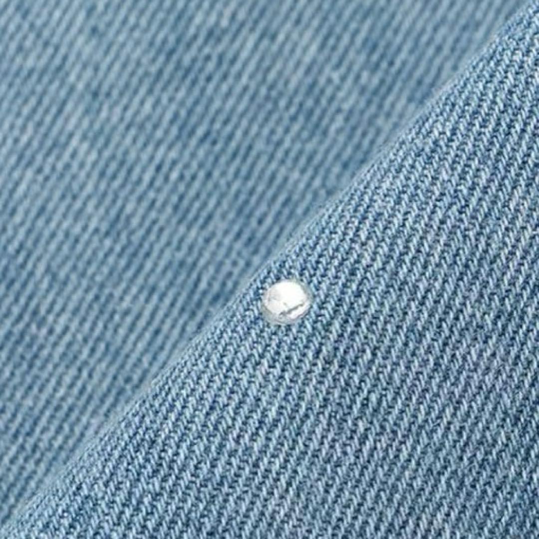 メゾピアノジュニア　美脚ルーズストレートデニムパンツ　150