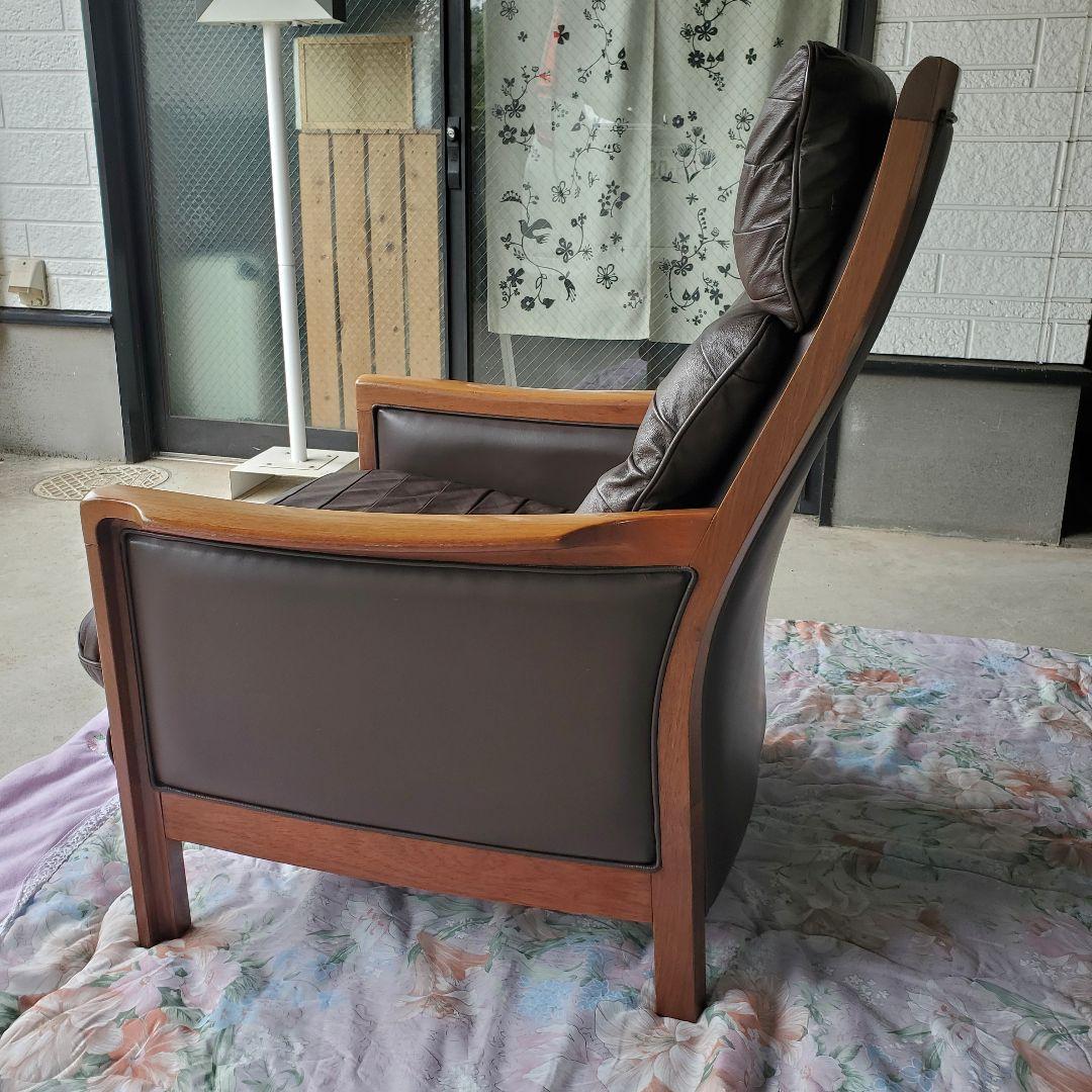 ② maruni マルニ木工 レマン 本革 一人掛けソファ イージーチェア