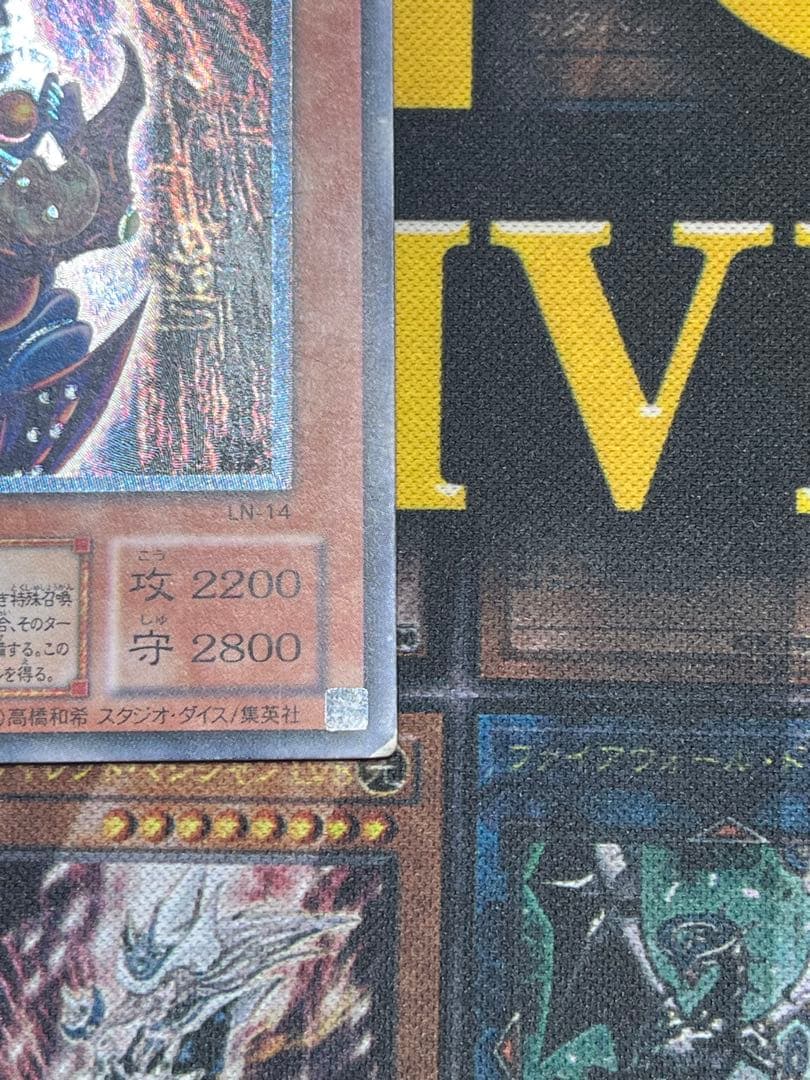 で*い様 遊戯王　ダークネクロフィア レリーフ　LN-14　②