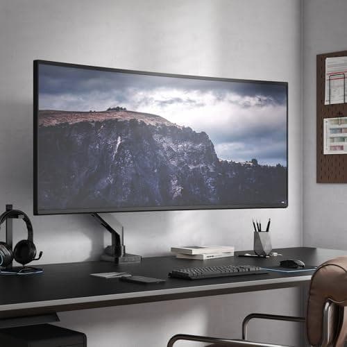 ACCURTEK モニターアーム 49インチ対応 耐荷重20kg ガス_corg