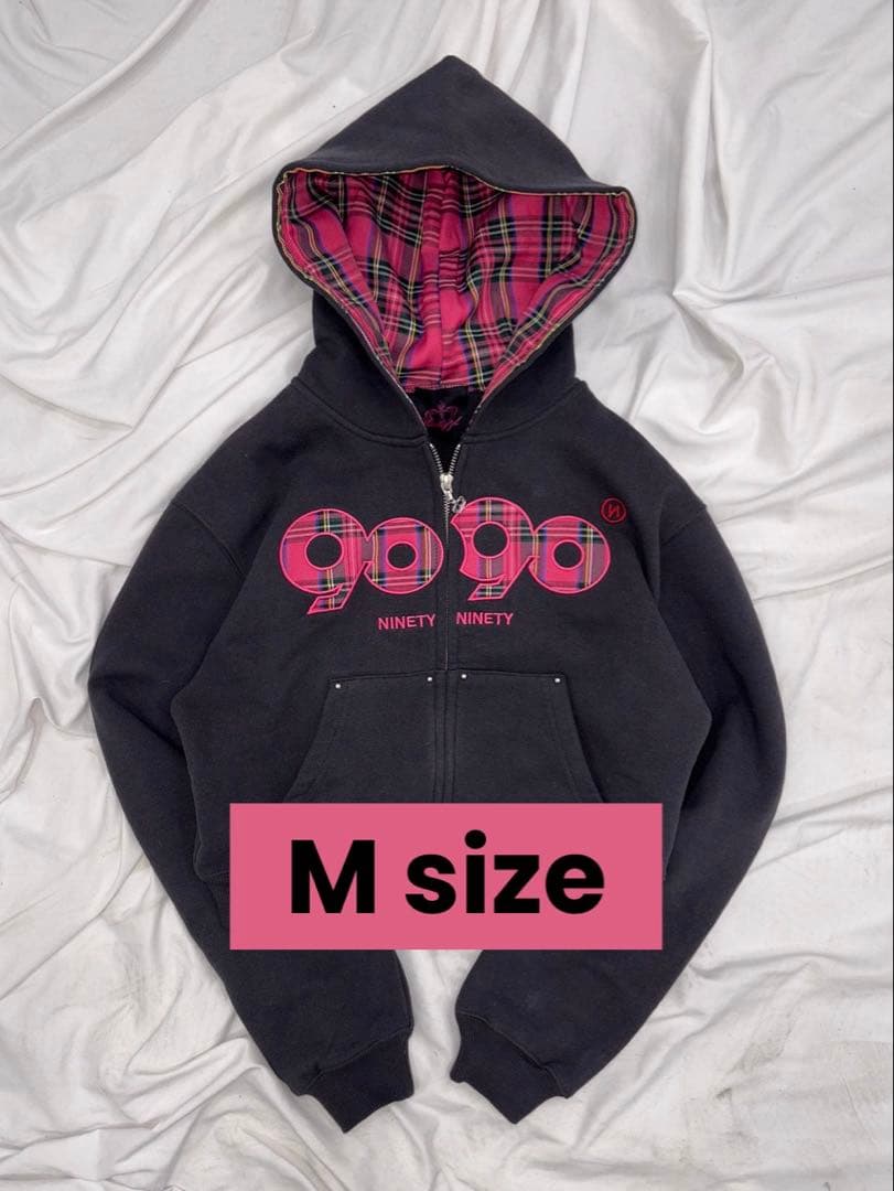 【週末限定価格】9090girl OG Logo Zip Hoodie