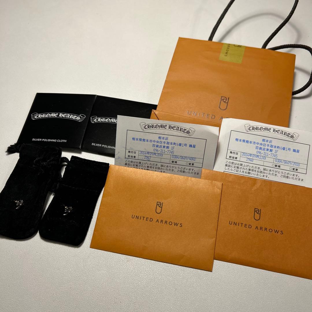 確実正規品　クロムハーツ ピアス　両耳　セット