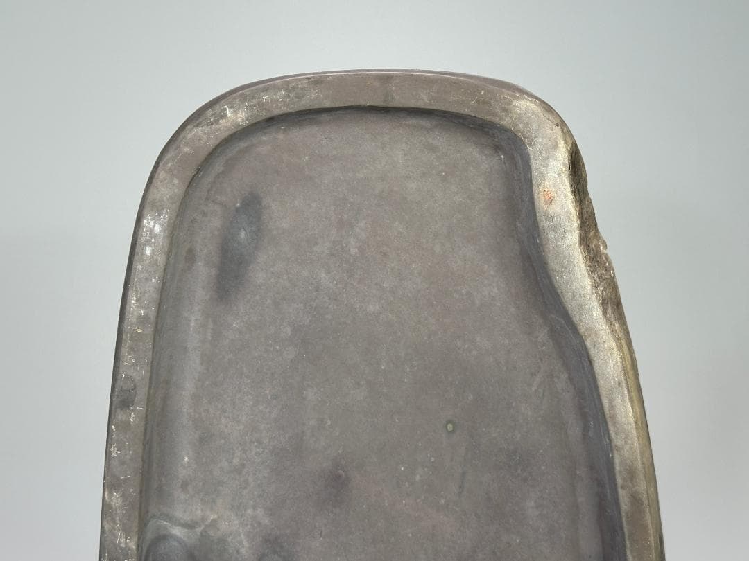 中国美術　書道具　文房具　硯　梅花鳥文端渓硯　唐物　古物　時代物　大振