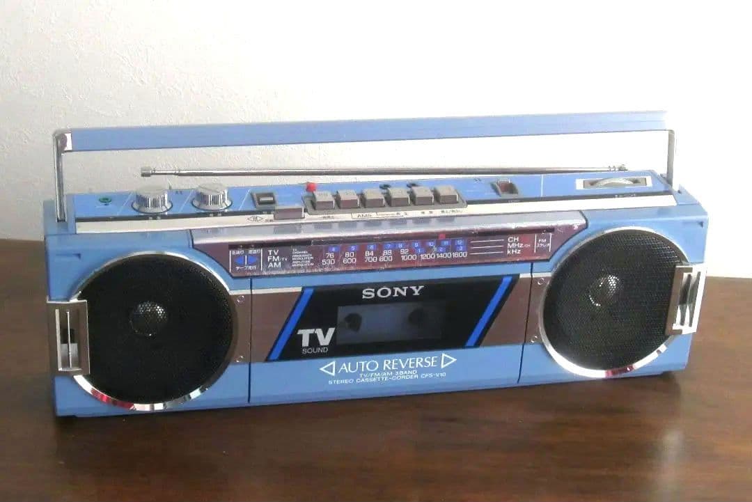 ☆ポッフ゜な 80s ゜ ラジカセ SONY *レアカラー☆