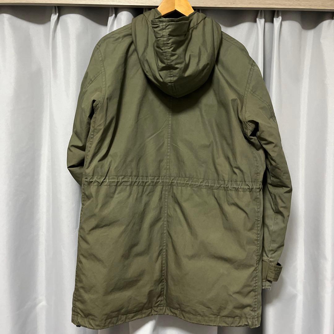 MHL. ダウン モッズコート M カーキ