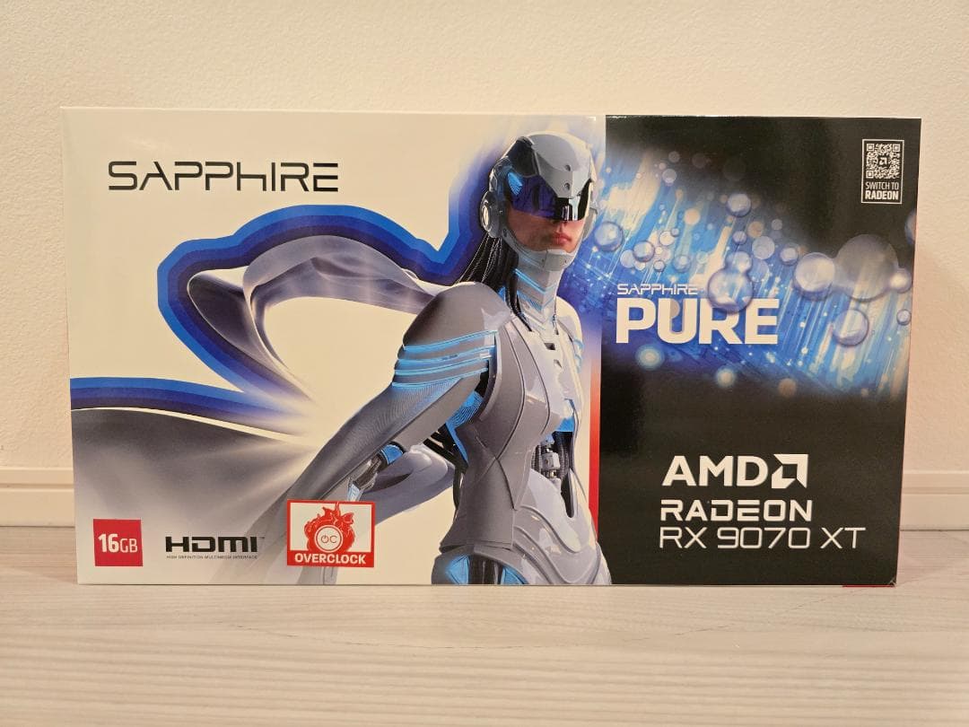 グラフィックボード・グラボ・ビデオカード SAPPHIRE PURE Radeon RX 9070 XT