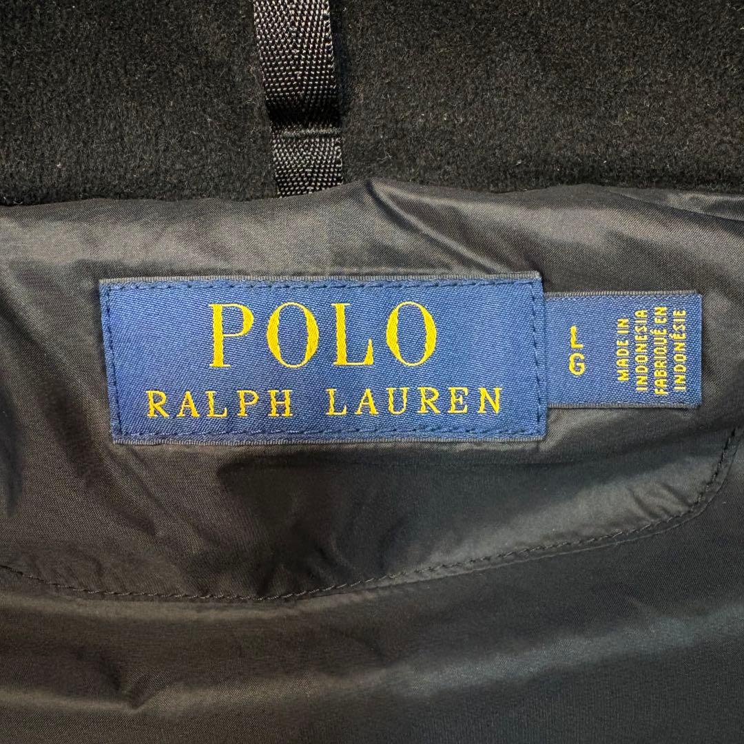 極美品 ポロラルフローレン 現行 ダウンベスト ビッグポニー 黒 Lサイズ