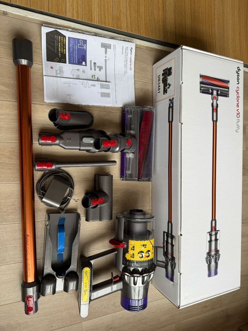 ダイソン dyson v10 sv12 分解洗浄済み