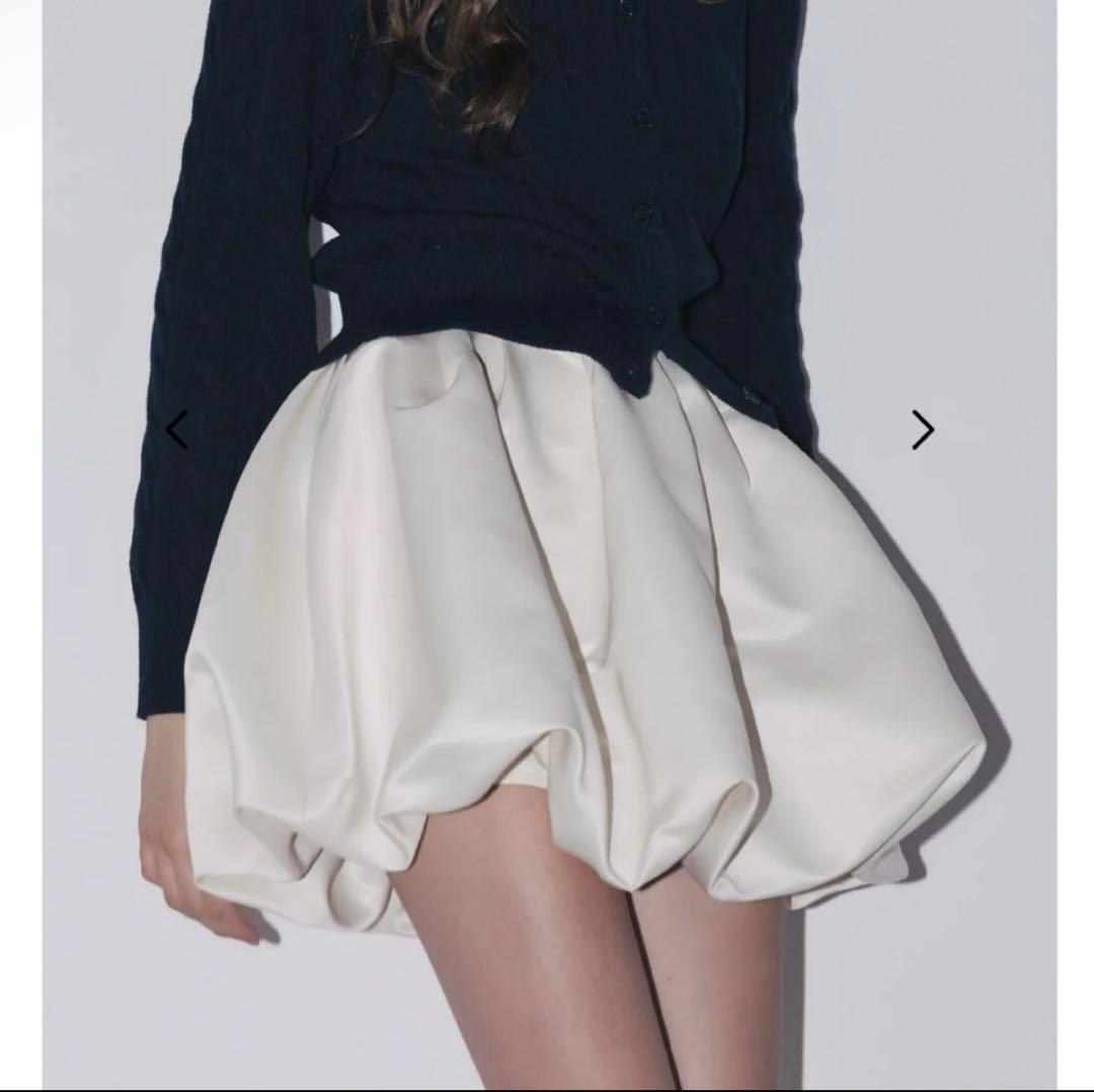 the toe venice balloon skirt ホワイト