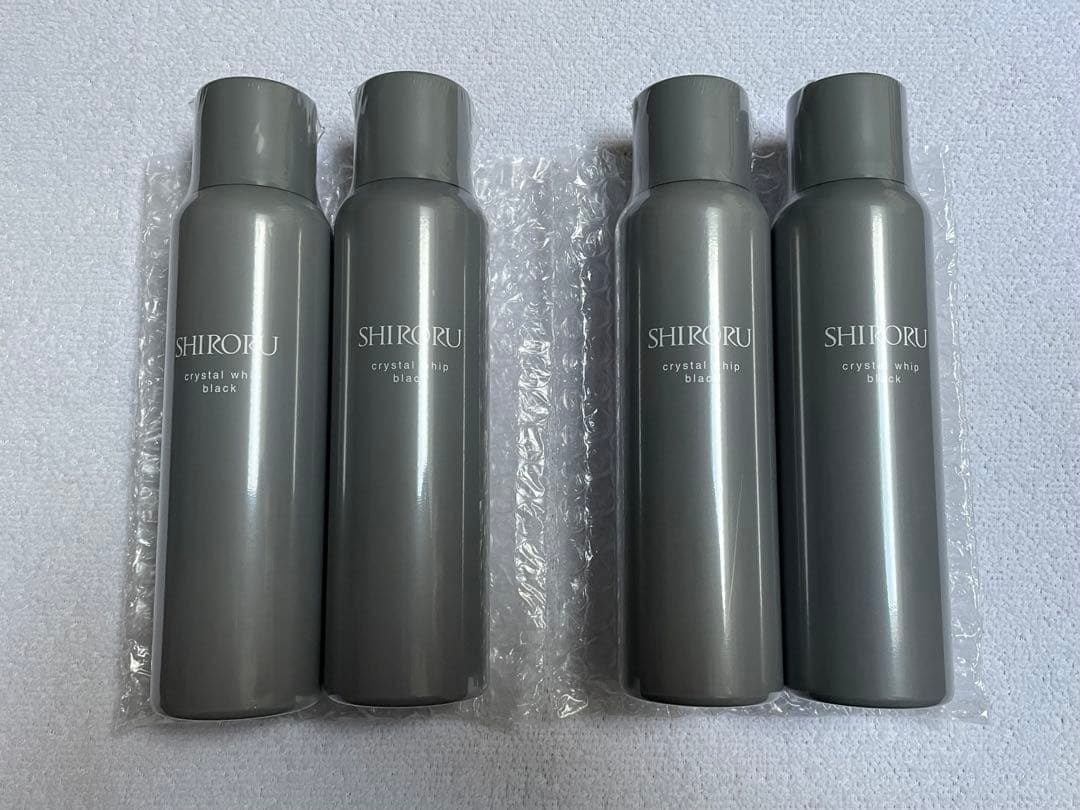 SHIRORU シロル クリスタルホイップ ブラック 4本セット ②