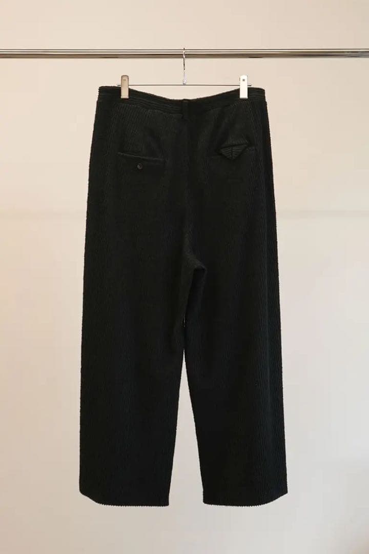 パンツ ANCELLM CUT STRIPE EASY SLACKS NAVY