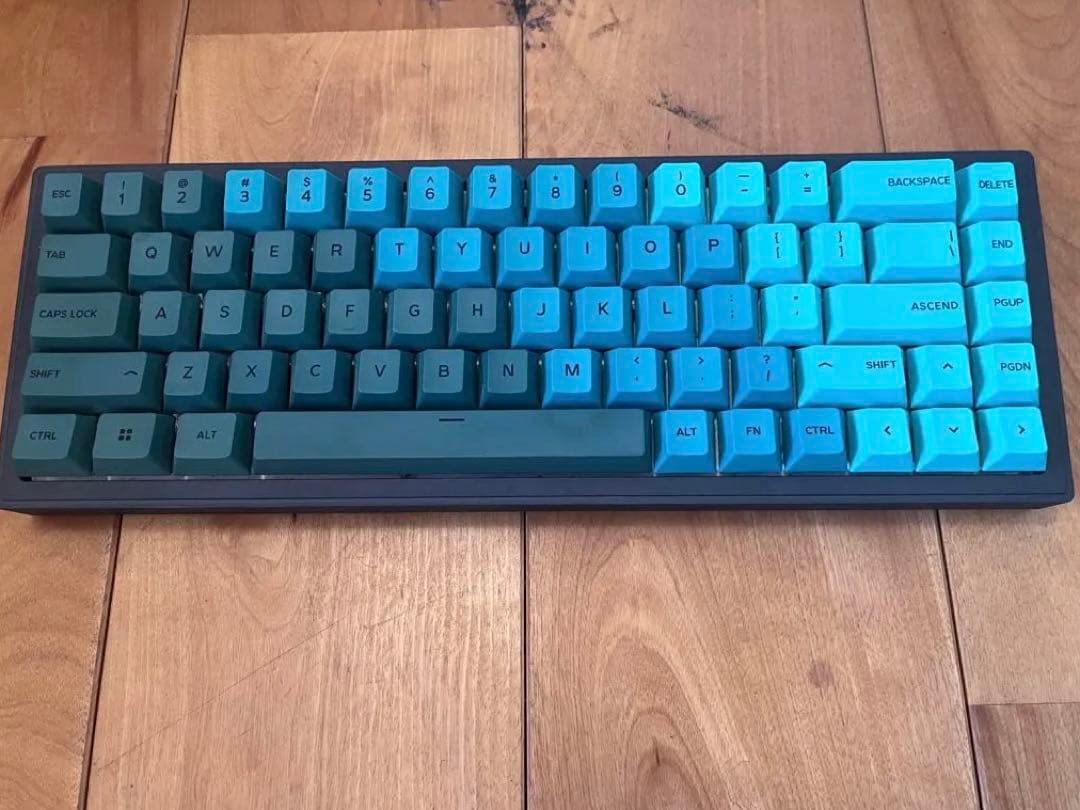 【ケース交換Lube済】DrunkdeerG65 + アルミケース+キーキャップ