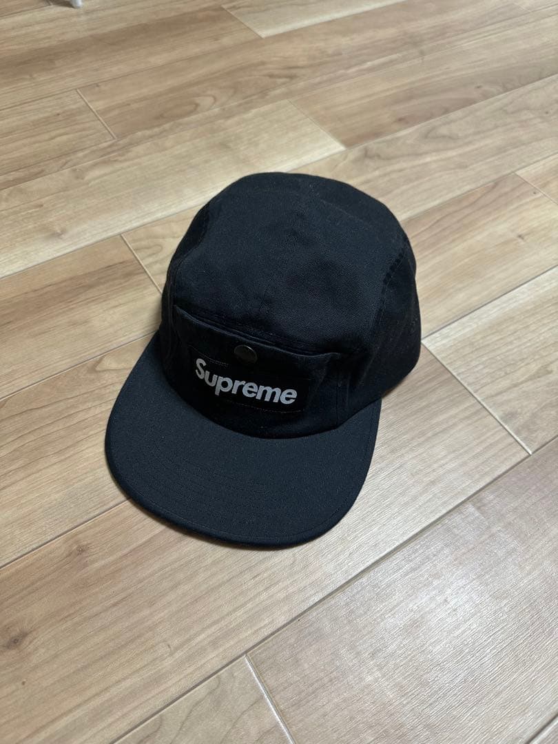 Supreme ブラック キャップ