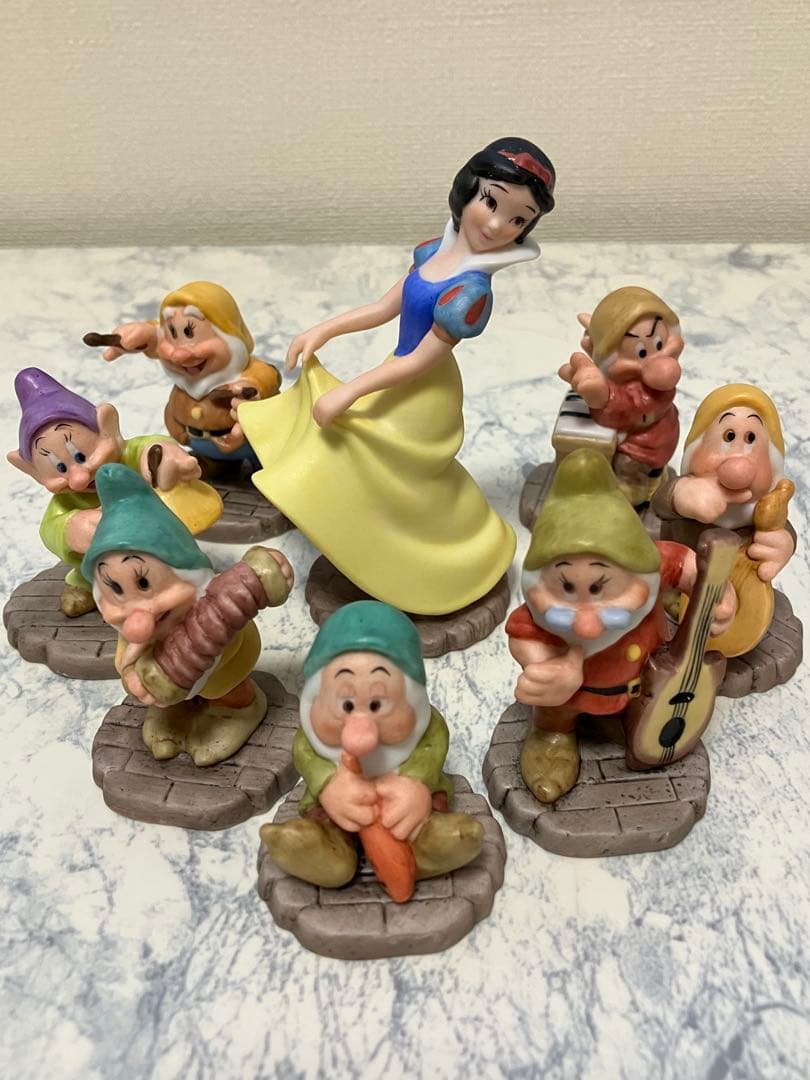 加藤工芸　白雪姫と7人のこびと　ガーデンフィギュアコレクション