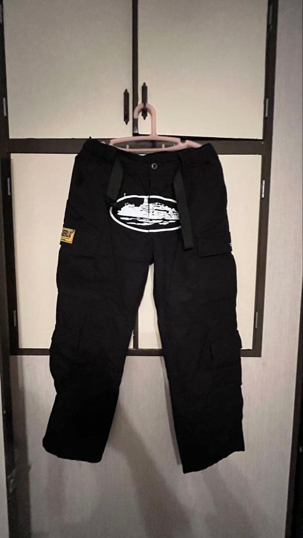 corteizブラック カーゴパンツ SMALLサイズ